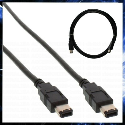 FIREWIRE 4 PIN 4p IEEE 1394 TO USB MALE CABLE FOR DATA PC PHOTO MINI DV 1.8m