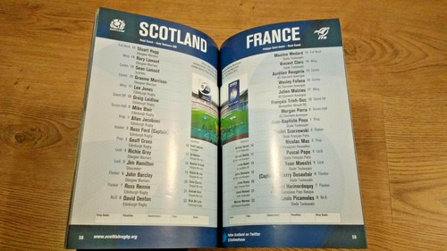 Scotland v France Rugby Programmes 1948 - 2012 - Picture 66 of 66