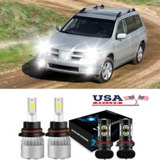 For 2003-2004 Mitsubishi Outlander Led Projector Headlight Bulbs Highlow Fog For 2003-2004 Mitsubishi Outlander Led Projector Headlight Bulbs Highlow Fog