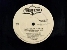 EDNAH HOLT~PEOPLE COME DANCE 12" Single Dance West End White-Label Promo