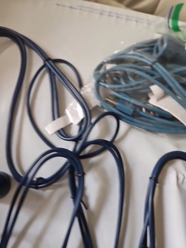 2x USB Data Fast Charger Cable Cords For Apple iPhone with Car Charger Blue - Image 3 of 4