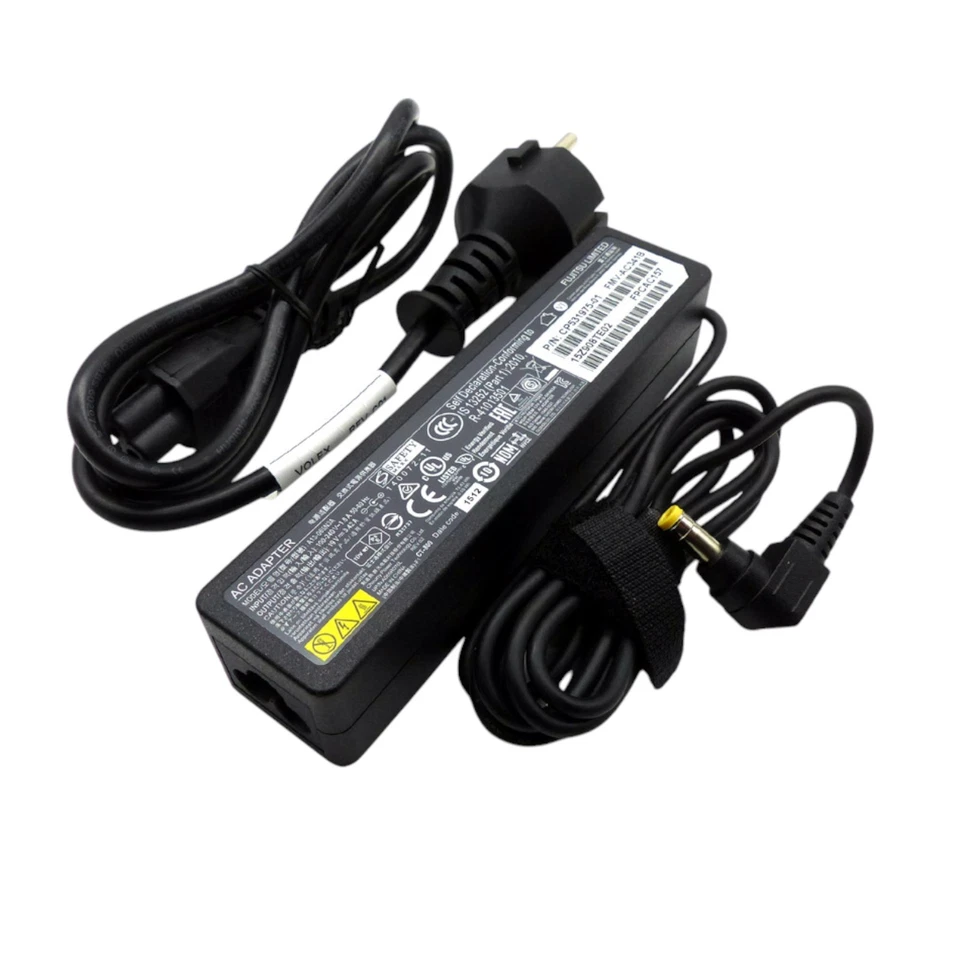 Original Fujitsu Netzteil 19V 3,42A Slim A13-065N3A CP531975-01 AC241B - Bild 4 von 4