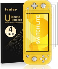 4-Pack Screen Protector Tempered Glass for Nintendo Switch Lite