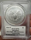 2016-W 30th Anniversary American Silver Eagle PCGS SP70 Lettered, First Edition