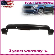 Front Bumper Face Bar For 2022-2023 Chevy Silverado 1500 Steel With Sensor Holes