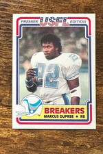 1984 Topps USFL #76 Marcus Dupree XRC #X16573