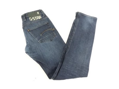 G-Star Defend Super Slim Herren Jeans Gerades Bein Blau geknöpft W29 L34 (17702)