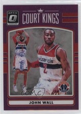 2016-17 Panini Donruss Optic Court Kings Purple Prizm John Wall #16 0b3