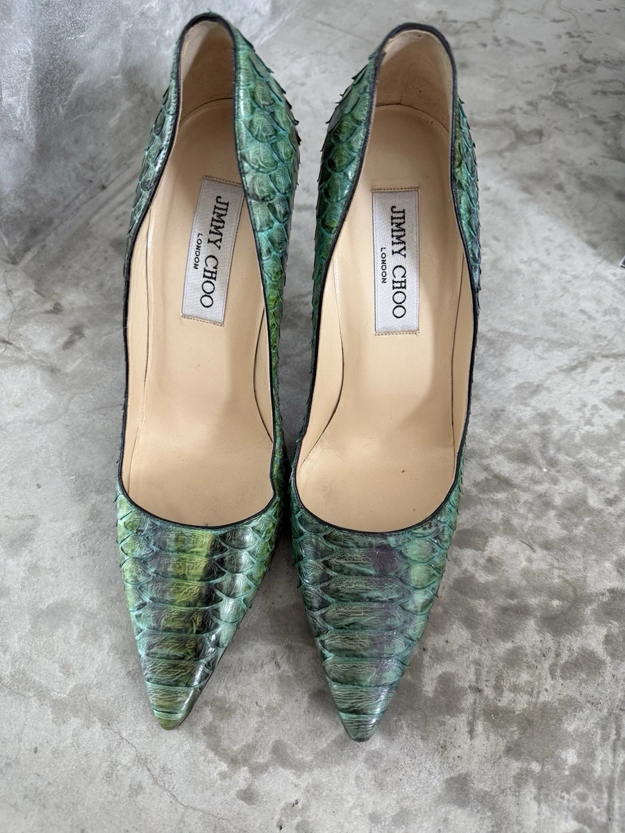 靴 Jimmy Choo Python Heel Pumps 38 Jimmy Choo Pump Snake Heels for Women | eBay
