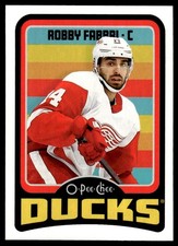 2024-25 O-Pee-Chee Retro Robby Fabbri Detroit Red Wings #392