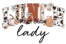 Sublimation Print Lunch Lady Daisies Ready To Press Heat Transfer