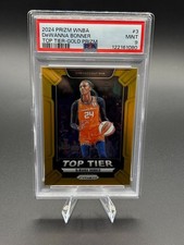 2024 Prizm WNBA DeWanna Bonner Top Tier Gold Prizm /10 PSA 9