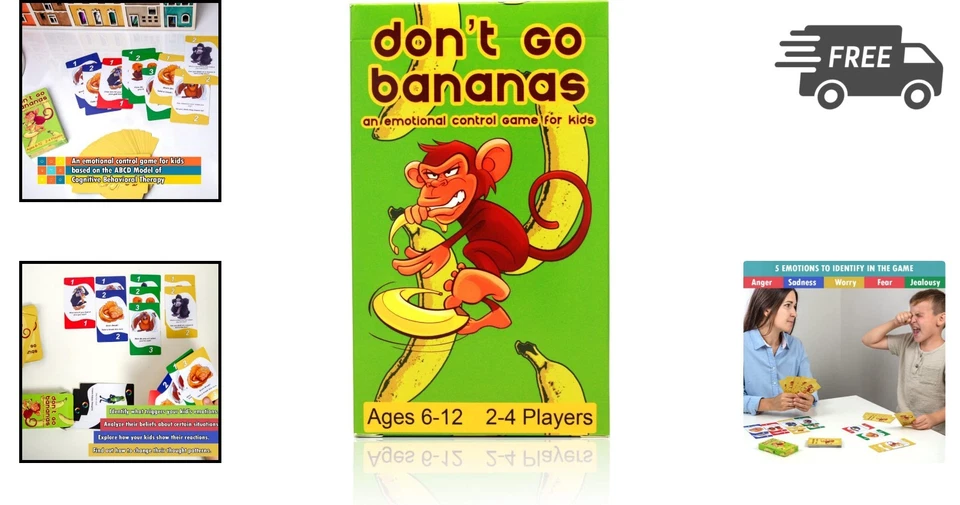 CBT Kids Therapy Game Emotional Control Social Skills Play 2-4 Player - Image 2 of 4