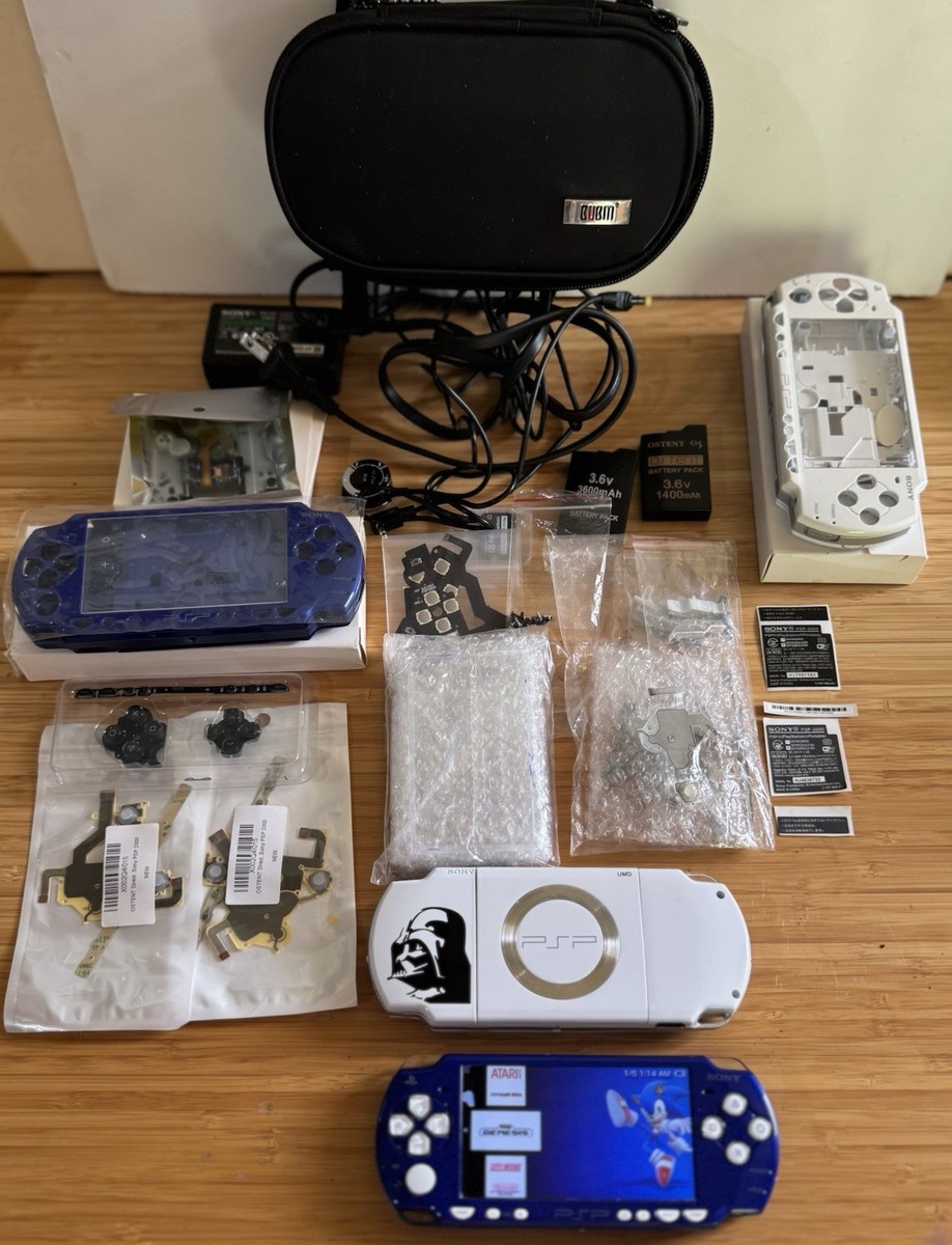 Sony PSP 2000 Madden NFL 09 Bundle Metallic Blue Handheld System