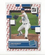 2022 Donruss One Hundred #65 Jon Heasley RR RC Rookie Royals /100 