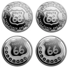 (2) 1 OZ Silver - Get Your Kicks - Rt 66 Series * Original Sealed Bag * Tot 2 OZ