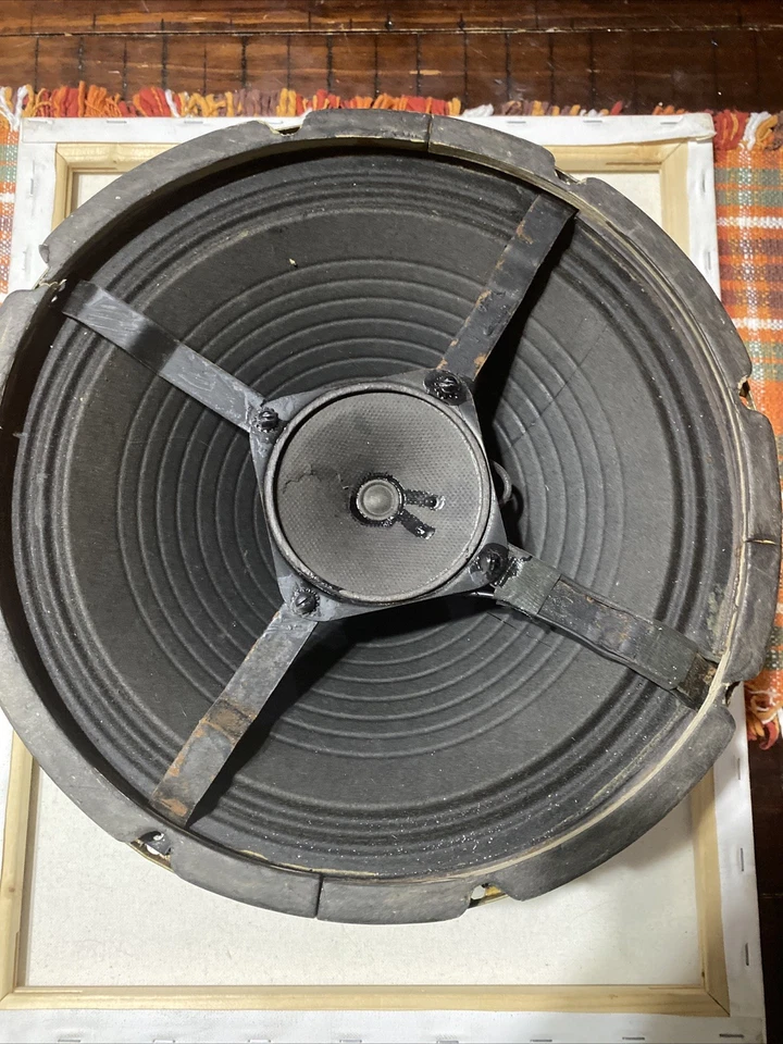 Classic 1962 Quam Co-Axial 12" 12A6 CO Alnico Hi-Fi Speaker Untested - Image 4 of 4