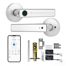 Smart Fingerprint Door Lock Electronic Handle Digital Password Bluetooth APP Key — image 15