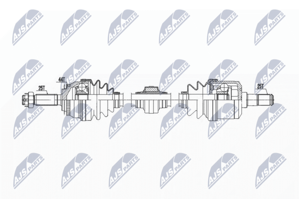 Nty Antriebswelle NPW-HY-613 FüR Hyundai-image