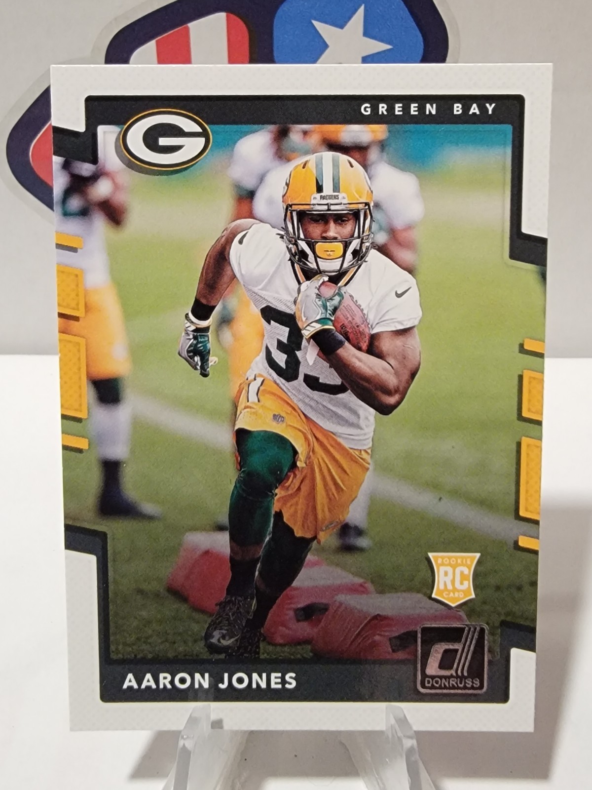 2017 Panini Donruss - Aaron Jones #385 Rookie (RC) Green Bay Packers