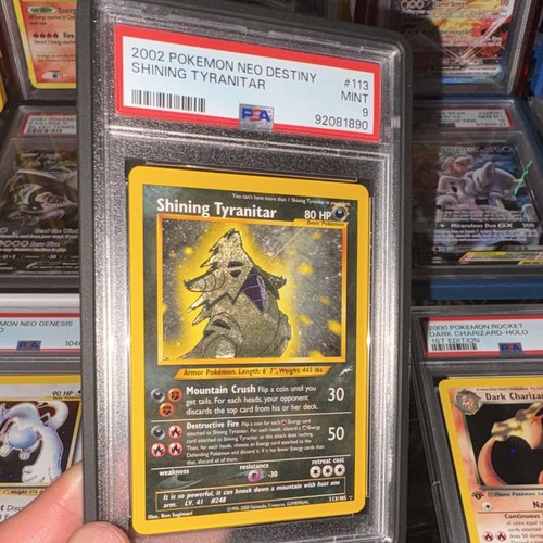Shining Tyranitar (Unlimited) graded PSA 9 for sale on eBay