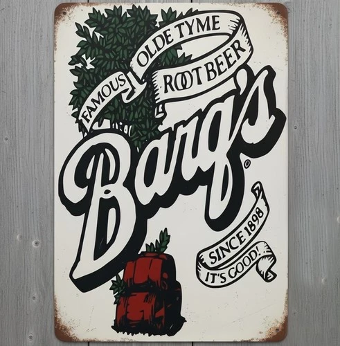 Barq's Olde Tyme Root Beer 8 x 12 Vintage Novelty Metal Sign Made In USA New!