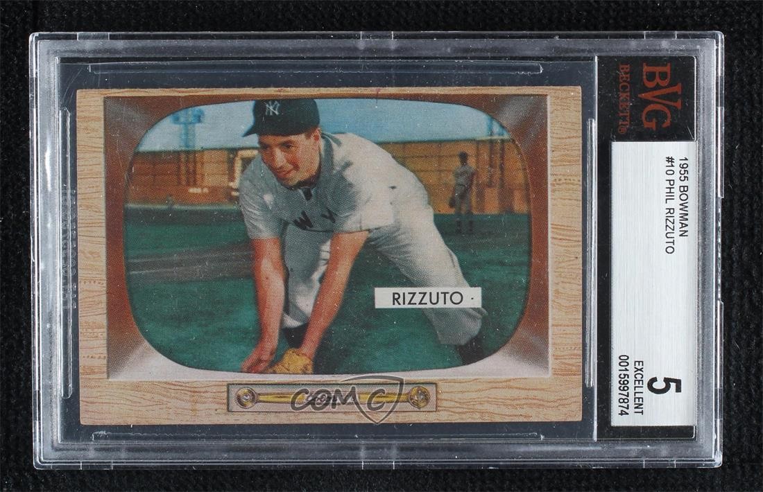 1955 Bowman Phil Rizzuto #10 BVG 5 HOF 16h3