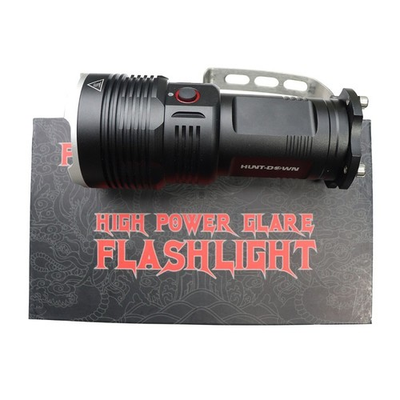 #ad Hunt Down Black 3000 Lumens Indoor Outdoor Reflector Flashlight With Handle $71.47