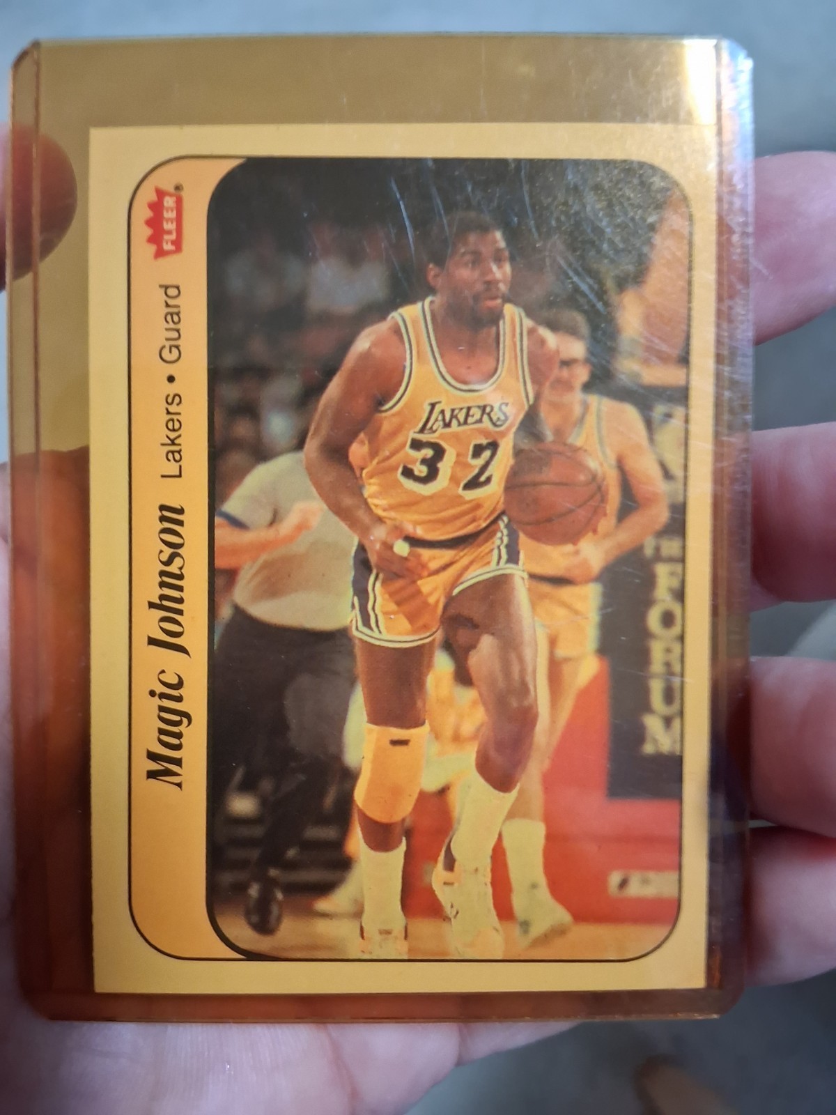 1986-87 Fleer - Stickers Magic Johnson #7