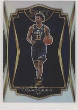 2020-21 Panini Select Premier Level Silver Prizm Elijah Hughes #168 2l4