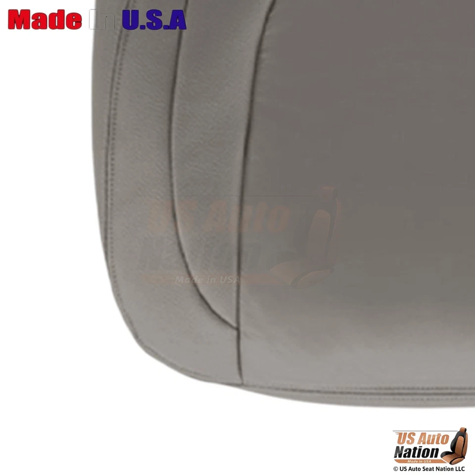 2004-2005 Fits Dodge Ram 3500 Laramie SLT Leather & Suede Driver Side Covers Tan - Image 4 of 4