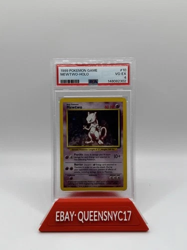 Pokémon Mewtwo (1999) Base Set 10/102 PSA 4 Holo Rare Trading Card