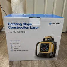 Topcon RL-HV1S Single Grade Rotating Laser with LS-100D Receiver & Case
