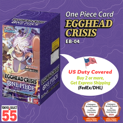 ONE PIECE # egghead crisis)シールあり ONE PIECE Card Egghead Crisis EB-04 EB04 Box Japanese SEALED