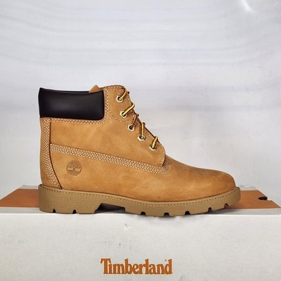 Size 3 Big Kids - Timberland Classic 6'' Inch WATERPROOF - Wheat Nubuck Leather