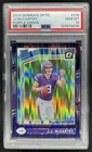 2024 Panini Donruss Optic JJ McCarthy Purple Shock Rated Rookie #235 PSA 10