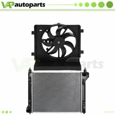 Radiator and Cooling Fan Kit For 2013 2014 2015 2016 2017 2018 Nissan Sentra