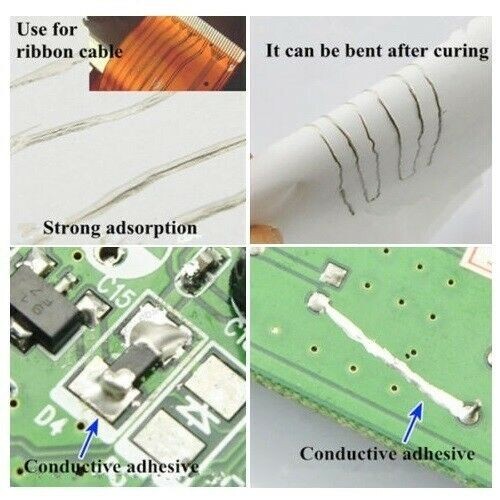 Solderless Silver Conductive Wire Paste Glue PCB Electronics Repair eBay