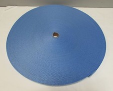 1" Polypropylene Webbing/Strapping Light Blue -Collar, Leashes, Purse -100 yds