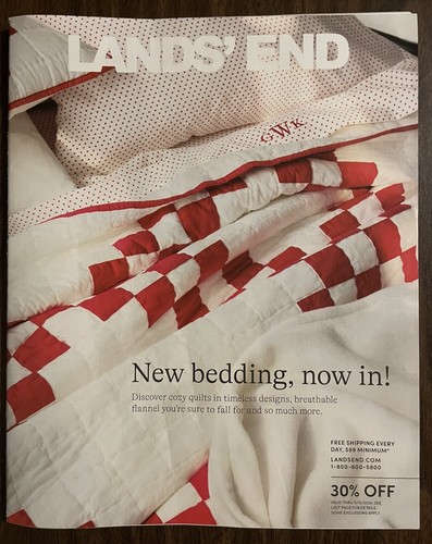 Lands’ End Catalog “New bedding, Now In!” October / November  2024 - Picture 1 of 3