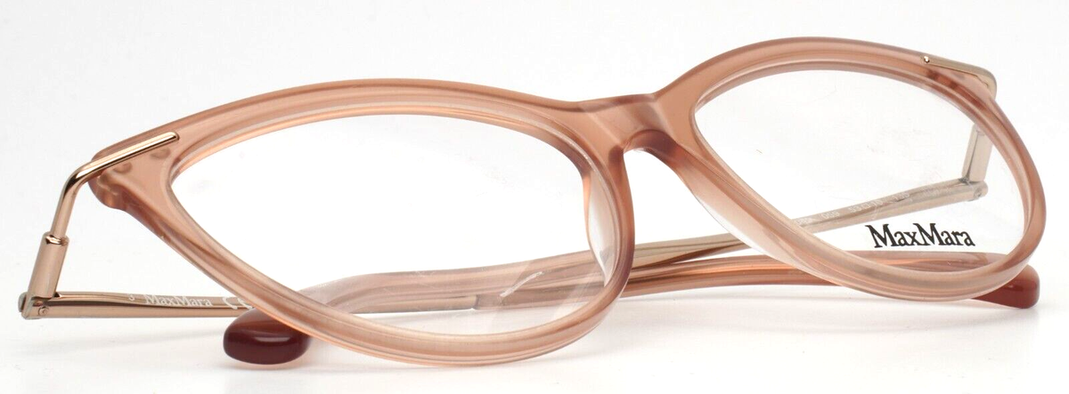 MAXMARA キャットアイクラス MM5049 059 Max Mara MM5049 059 Beige Plastic Cat Eye Optical Eyeglasses