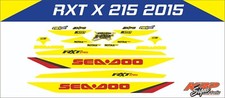 SEADOO RXT X 215 2015 Graphics / Decal / Sticker Kit Yellow CUSTOM