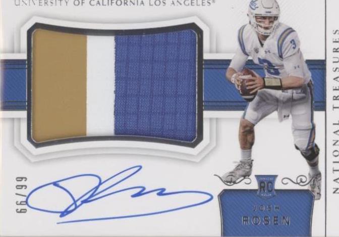 2018 Panini National Treasures Collegiate Josh Rosen #101 - 1 of 2