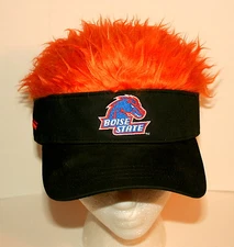 Boise State University Broncos Team Faux Flair Hair Sports Cap Hat New OSFM