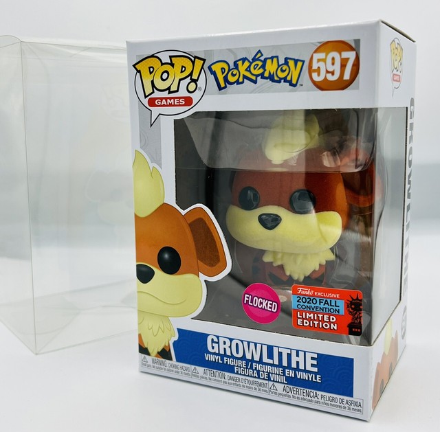 Growlithe Flocked NYCC 2020 Funko Pop 