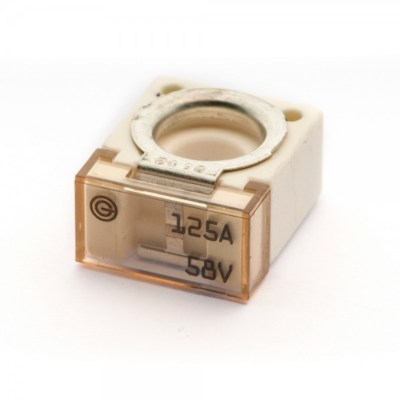 Flosser 9048125 Cube 125 Amp Ceramic Fuse - Repl ZCASE CBBF Type- Made in Europe