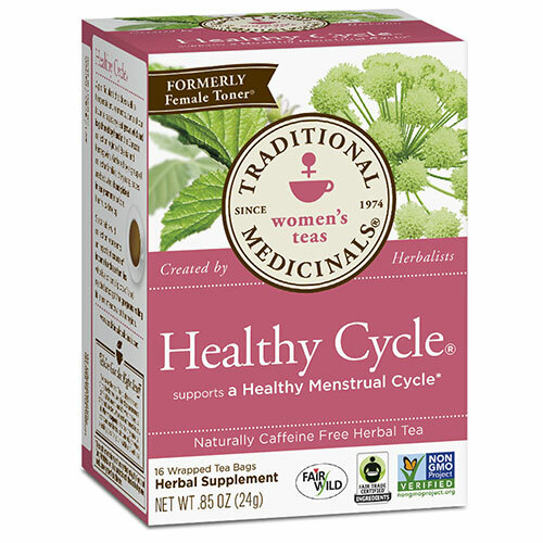 Healthy Cycle Tea 16 Bags By Traditional Medicinals