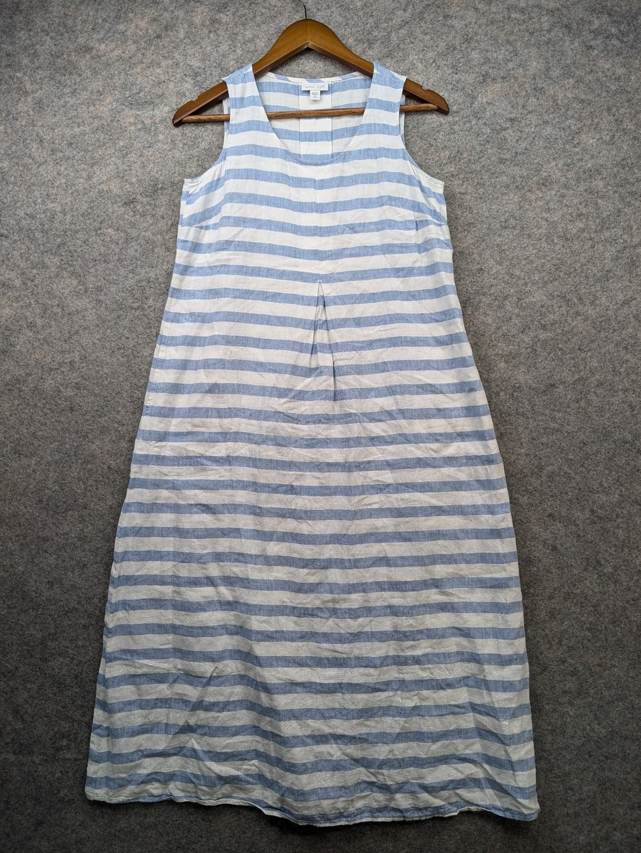 blue and white striped tank dress Crochet Tat nk Top Tiered Maxi Dress-Cobalt White Knit | Women's Dresses main image 0