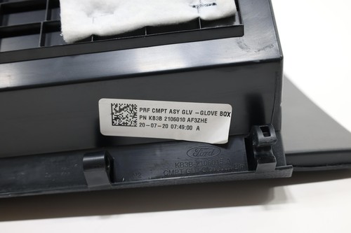 2020 - 2023 FORD RANGER DASH GLOVE BOX STORAGE COMPARTMENT OEM BLACK_DH - Picture 15 of 20