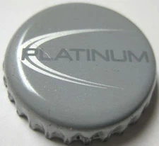 BL PLATINUM Beer Crown, Bottle Cap, Bud Light, Anheuser-Busch Brewery, MISSOURI